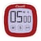 Escali Touch Screen Digital Timer (Red) DR3-R - alternate 6